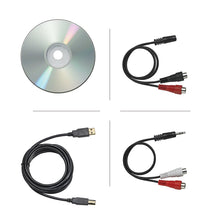 Cargar imagen en el visor de la galería, Audio-Technica AT-LP60-USB-Plata cables
