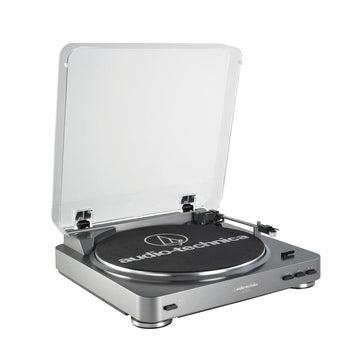 Audio-Technica AT-LP60-USB-Plata frontal