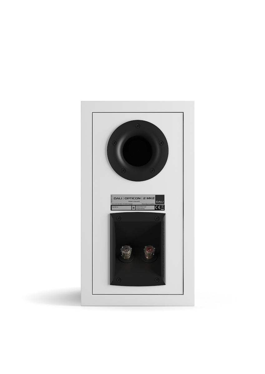 Dali Opticon 2 MK2 blanco conexiones
