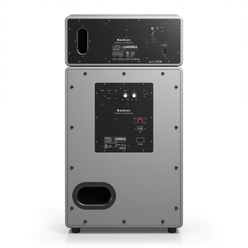 Audio Pro Drumfire II gris trasera