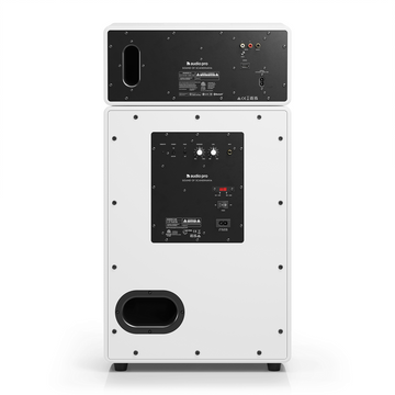 Audio Pro Drumfire II blanco trasera